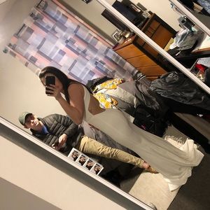 White Lulus formal dress